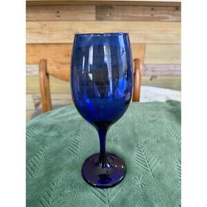 COBALT BLUE WINE GLASS
